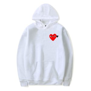 Comme Des Garcons Double Hearts -huppari