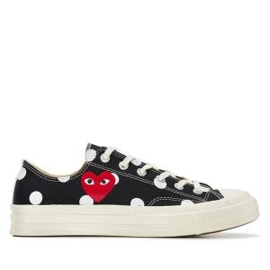 Play Comme des Garçons Chuck 70 Low Polka Dot (Noir)