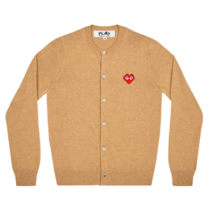 Cardigan Play pour femme Invader Emblem (Beige)