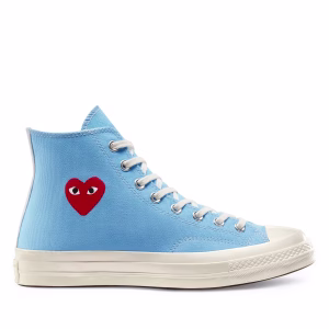 CDG Converse Chuck 70 High Bleu Vif